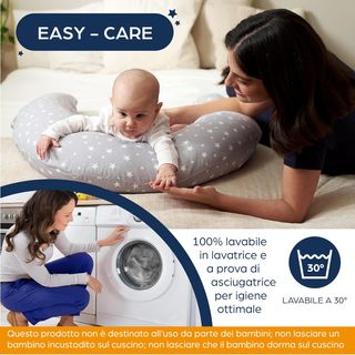 Cuscino allattamento stelle grigie Nuovo T006