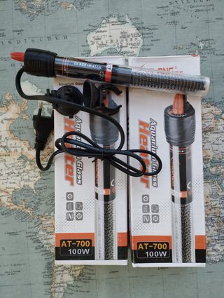 Calentador Acuario 100W pecera termostato 2 Unid. 