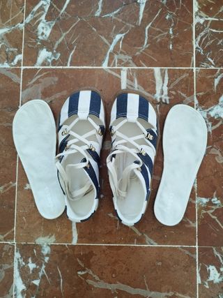 Zapatos Sambas Modelo Mar