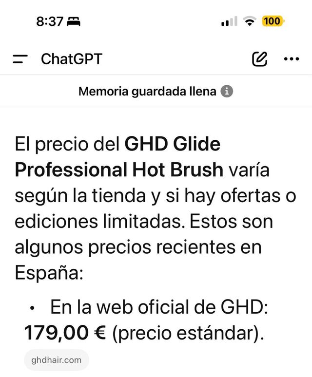 GHD Glide Cepillo Alisador Profesional