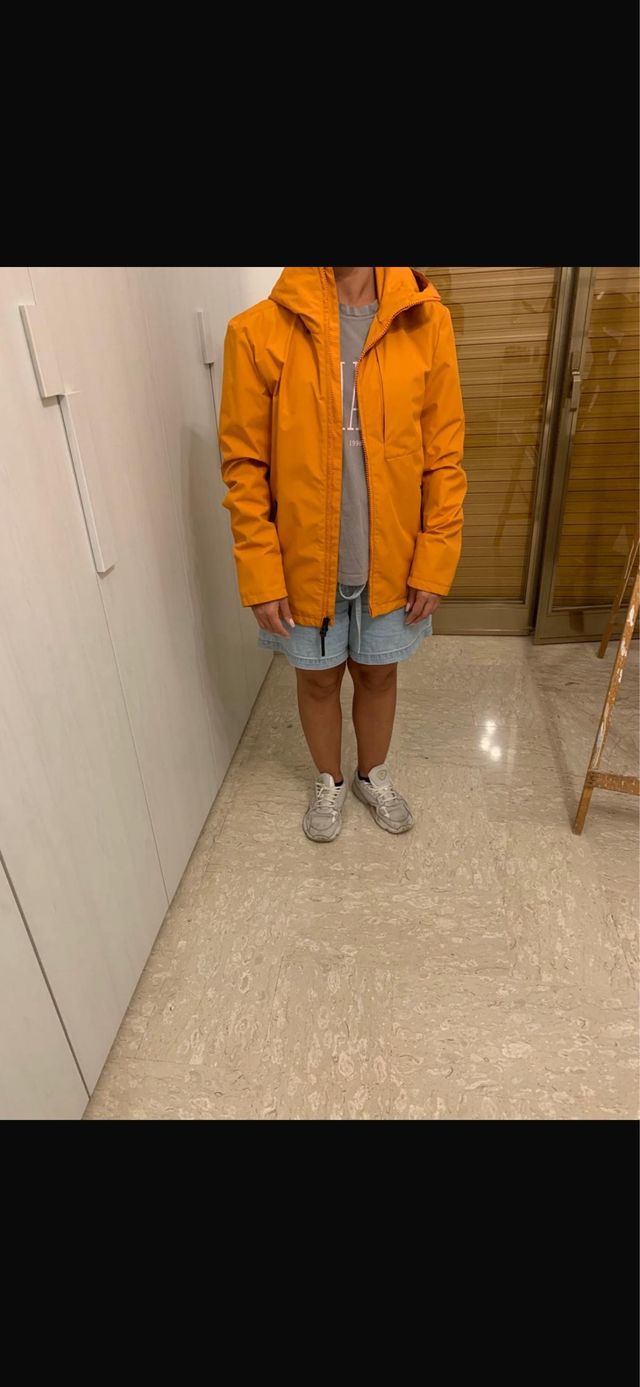 Giubbotto impermeabile Woolrich Arancione