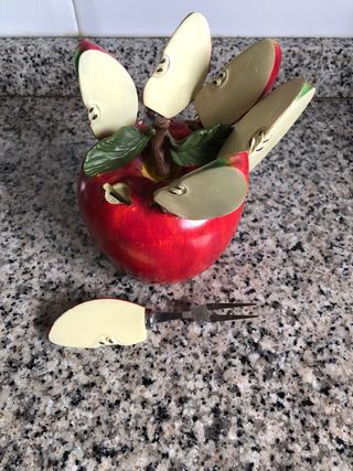 Palillero Decorativo Manzana