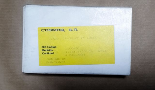 Clavos T-30 para carpintería COSMAG