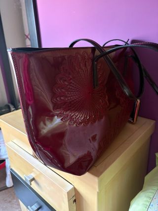 Bolso Desigual Rojo y Rosa