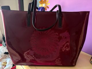 Bolso Desigual Rojo y Rosa