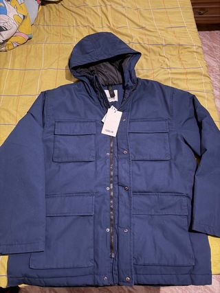 Chaqueta Solid azul talla M