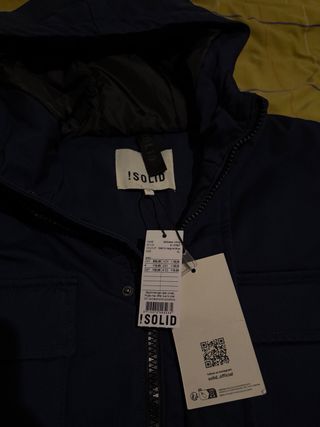 Chaqueta Solid azul talla M