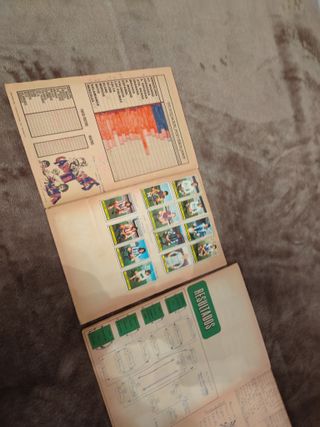 2 Álbumes de Cromos Fútbol Antiguos