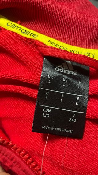 Chaqueta Adidas Performance Climalite Roja
