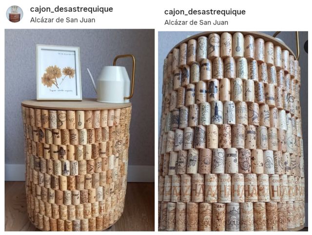 Lote de corchos de vino usados