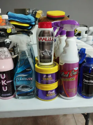 Productos limpieza coche y moto
