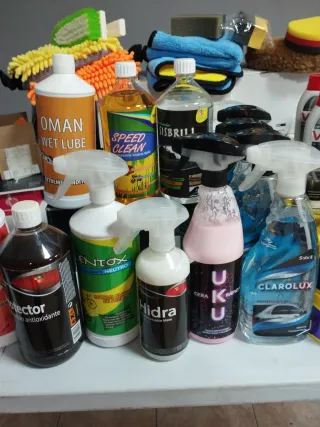 Productos limpieza coche y moto