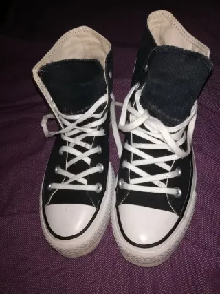 Botas Converse Negras Plataforma