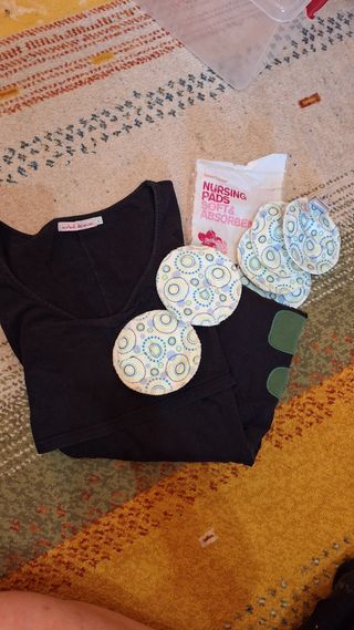 Discos de lactancia de tela