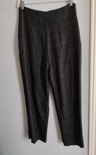 Pantalón cuadros Uterqüe .
