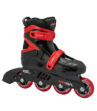 Patines Seba Junior Negro/Rojo Talla 27-30 