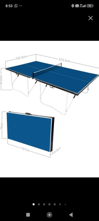 Mesa Ping Pong Plegable