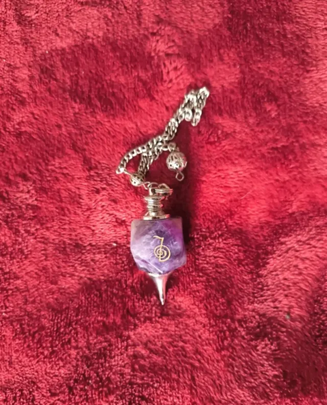 Péndulo Reiki Amatista CHOKUREI