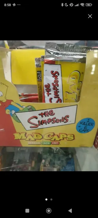 2 Paquetes Simpsons Mad Caps Tazos
