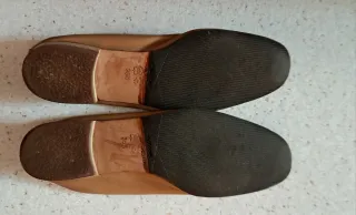 Ballerine in pelle beige