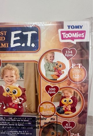 Nuovo Peluche E.T. Extraterrestre 40 Anniversario
