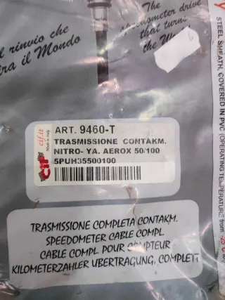 Cable Cuentakilómetros Yamaha Aerox Nitro 50/100