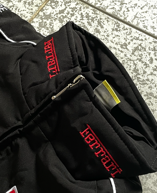 Chaqueta Ferrari F1 Negra Roja Retro Motorsport