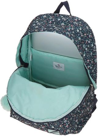 Mochila Pepe Jeans Alenka Azul Floral 22,79L