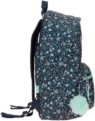 Mochila Pepe Jeans Alenka Azul Floral 22,79L