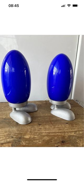 Coppia Lampade Dino Egg Ikea’90 Vintage collezione