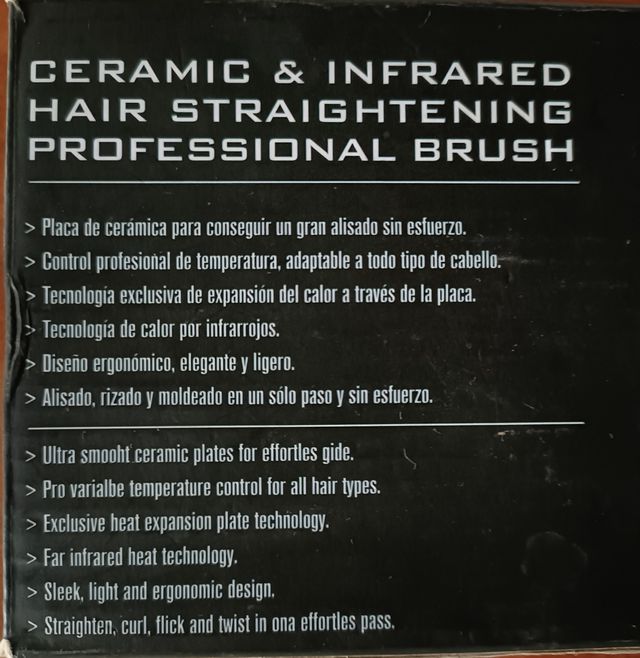 Cepillo Alisador Profesional ID Italian Design Ros