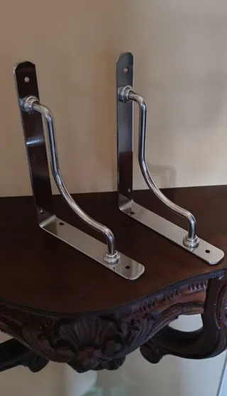 Coppie di mensole da parete in metallo