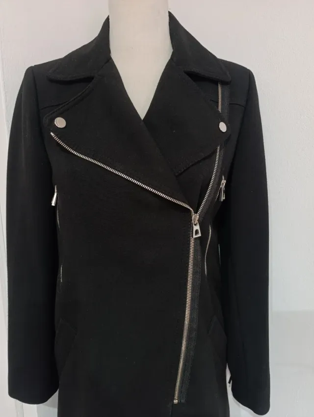 Chaqueta Zara Mujer Negra