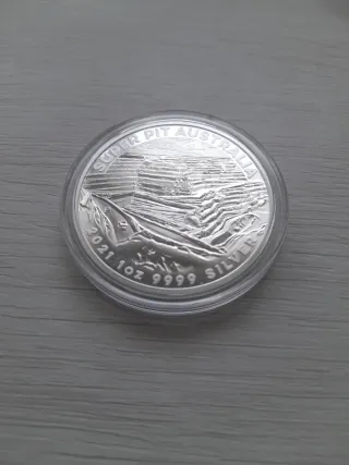Moneda 1 oz Plata Super Pit Australia 2021