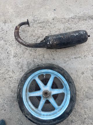 Tubo de escape moto