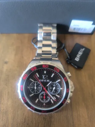 Reloj Breil Cronógrafo Negro/Rojo