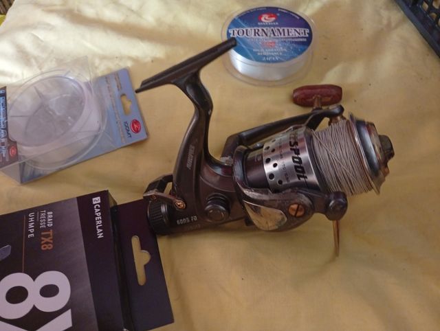 Carrete pesca + 2 hilos (Upgrade, Tournament)