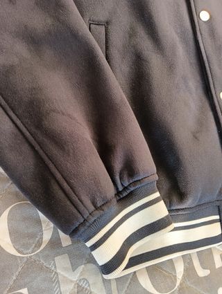Cazadora Zara Velvet Negra Talla M