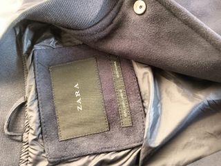 Cazadora Zara Velvet Negra Talla M