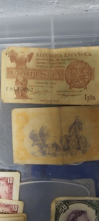 Billetes antiguos españoles pesetas