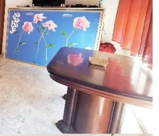 Mesa de comedor de  madera ,grande 