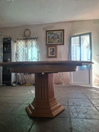 Mesa extensible madera maciza