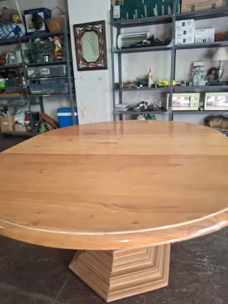 Mesa extensible madera maciza