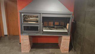 Barbacoa de obra con campana GG-44