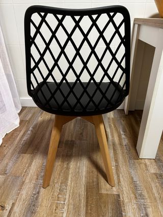 Sedie di design nere e marroni