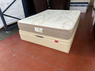CANAPÉ Y COLCHON FLEX NAYA VISCO 150x190