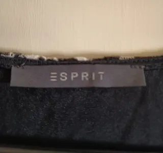 Vestido Esprit Talla L Blanco y 
Negro 