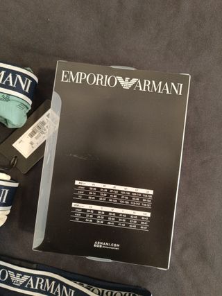 Pack 3 Calzoncillos Emporio Armani Talla S