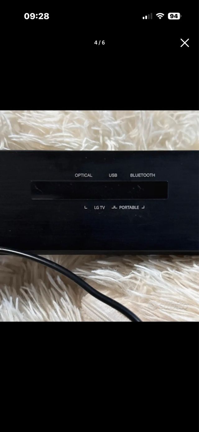 Soundbar LG Bluetooth Nero