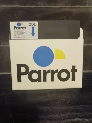Disquete Vintage 1980 Parrot 2DD